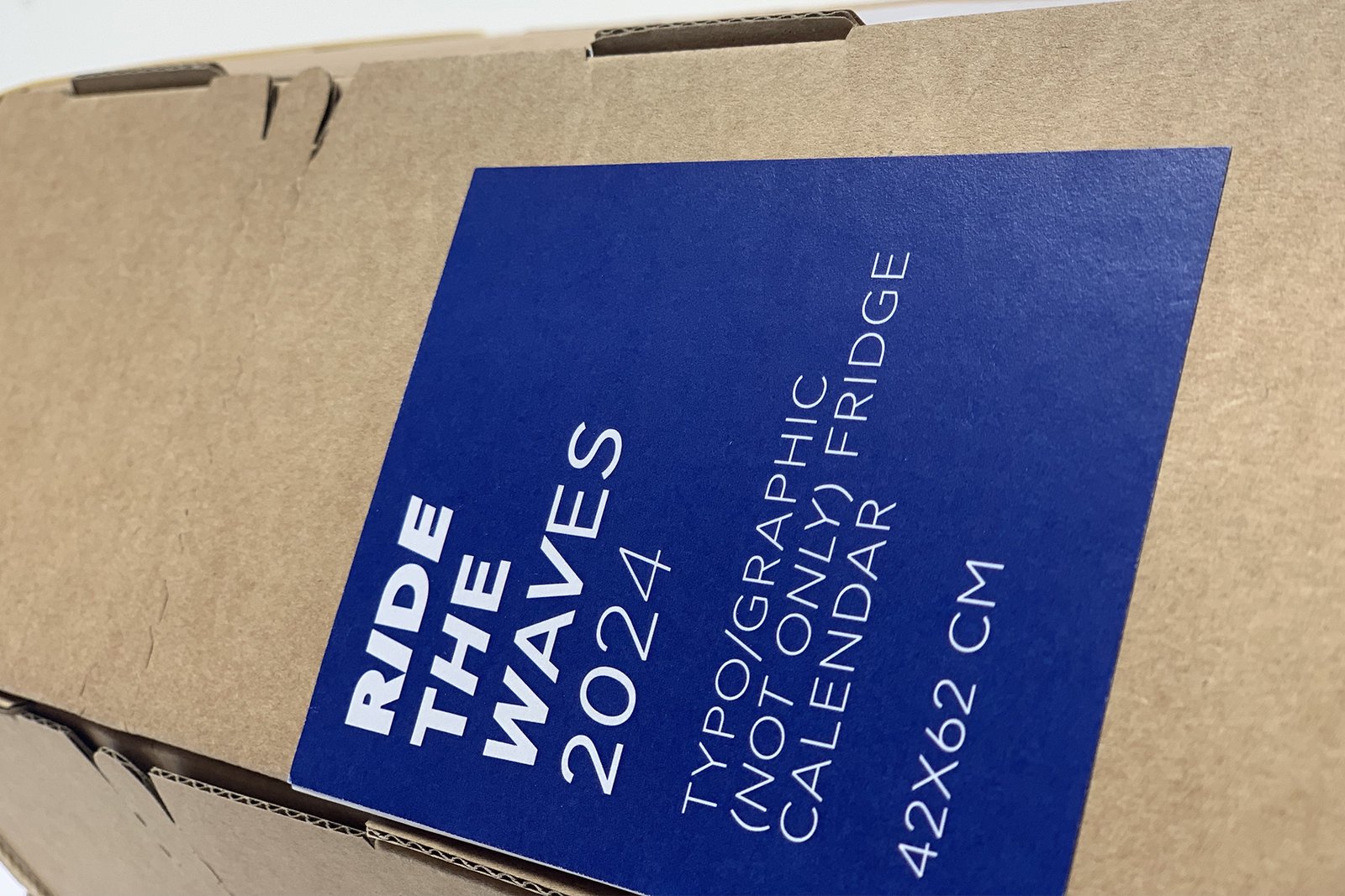 Triangle Box packaging for Printed Calendar